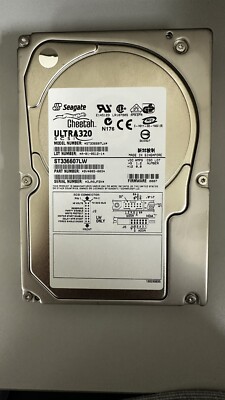 Seagate ST336607LW 36.7GB 10K 68pin U320 SCSI HDD *new pull, 0 Hours* 9V4005-003