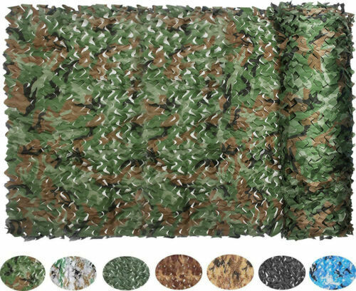 Camo Netting Blinds Great for Sunshade Camping Shooting Hunting Party Decoration - Picture 1 of 18