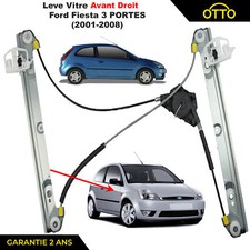 Alzacristallo Anteriore Destro per Ford Fiesta 3 Porte 1.25 16v 1.4 Su 2001-2008