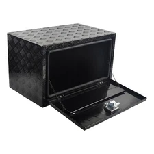 30x18x18 Inch Aluminum Truck Bed Box Trailer Tongue Tool Box Pickup Storage