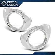 Fog Light Bezel Trim Left & Right Pair 2PC Fit For 2012-2014 Ford Focus