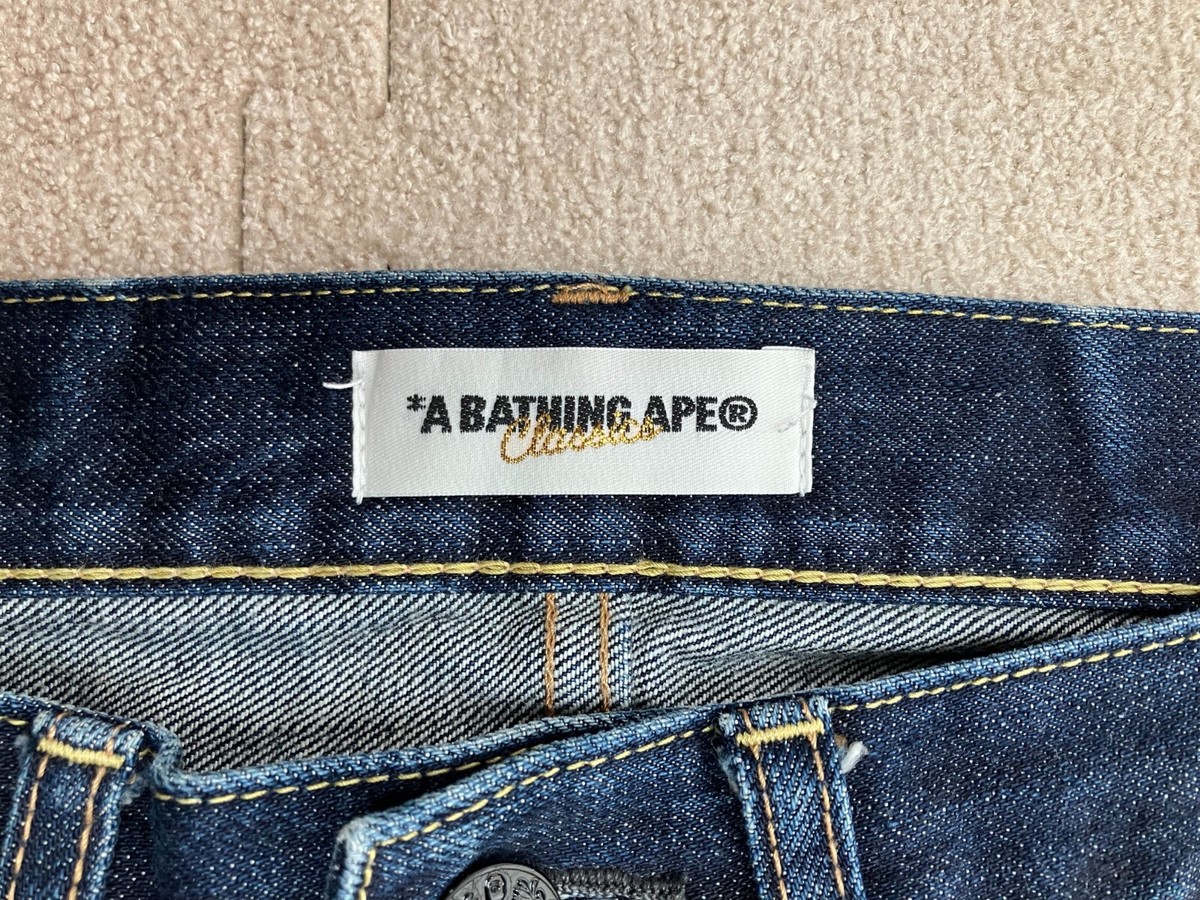 Bape Shark WGM Indigo Denim Size M authentic a bathing ape Bape Shark WGM Indigo Denim Size M authentic a bathing ape