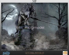 First 4 Figures DARK SOULS The Great Grey Wolf Statue Resin Painted Collectible