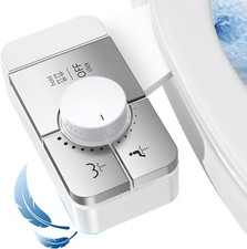Bidet Attachment for Toilet - Ultra-Slim Self Cleaning Fresh Cold Water Sprayer.