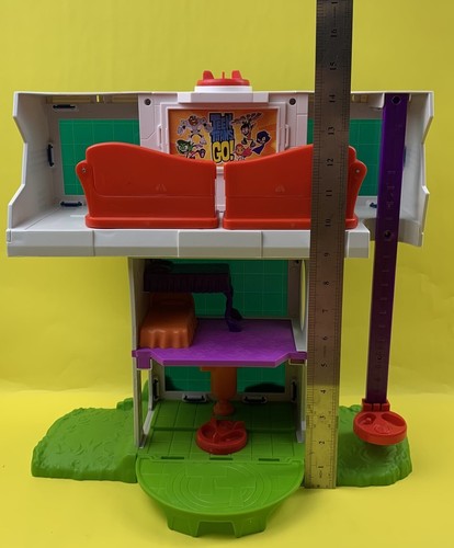 IMAGINEXT DC GO TEEN TITANS GO! T TOWER HOUSE PLAYSET CYBORG STARFIRE FIGURE LOT - Picture 13 of 14
