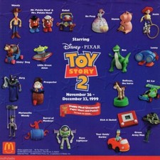 1999 DISNEY'S TOY STORY 2 MCDONALDS HAPPY MEAL TOYS - U - PICK