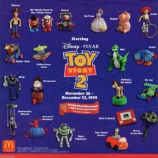 1999 DISNEY'S TOY STORY 2 MCDONALDS HAPPY MEAL TOYS - U - PICK