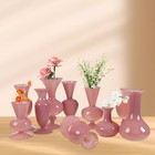 Set of 10 Small Vases for Flowers - Rococo Vase for Wedding & Home Decorations
