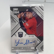 2018 Panini Elite Extra Edition USA 18U National Team /99 Yohandy Morales Auto
