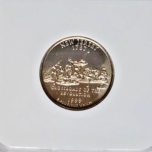 1999 P New Jersey State Quarter Mint State 68 Graded by NGC MS68 - Image 2 of 4