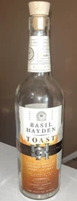Basil Hayden Toast Kentucky Straight Bourbon Whiskey Empty 750mL Bottle Unrinsed