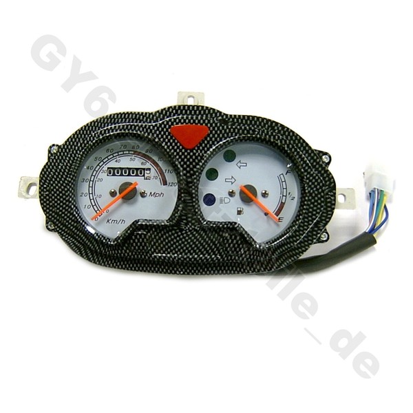 Tachometer Tacho Z.B. Baotian BT49QT-12 Rebel REX Benzhou Yiying Motobi 4-TAKT-image
