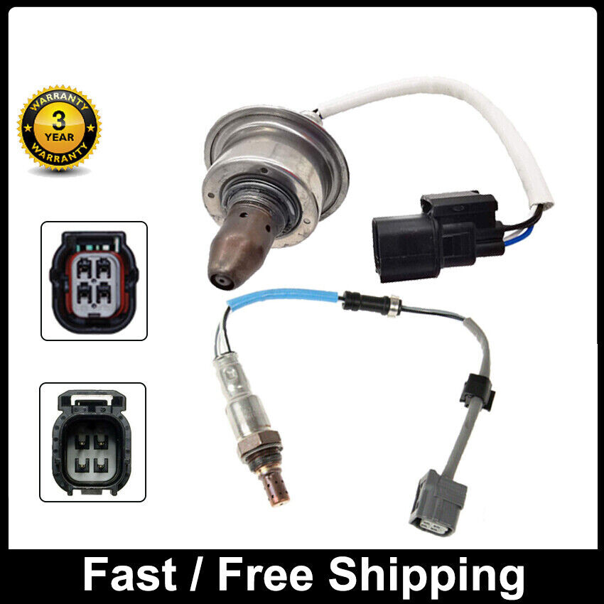 2PCS Oxygen Sensor Up+Down For Honda Accord 2.4L L4 2013