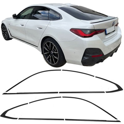 Shadow Line Zierleisten Set Schwarz Glanz für 4er BMW G26 Gran Coupe ab 2020