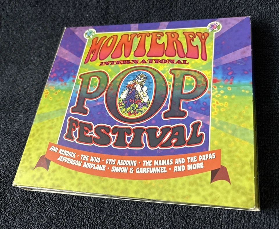 Monterey International Pop Festival 1967 2 CD Set Psychedelic Live Concert Foto 2 de 4