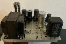 Vintage tube amplifier with Chicago BIH-7 (input mic/phone transformer)