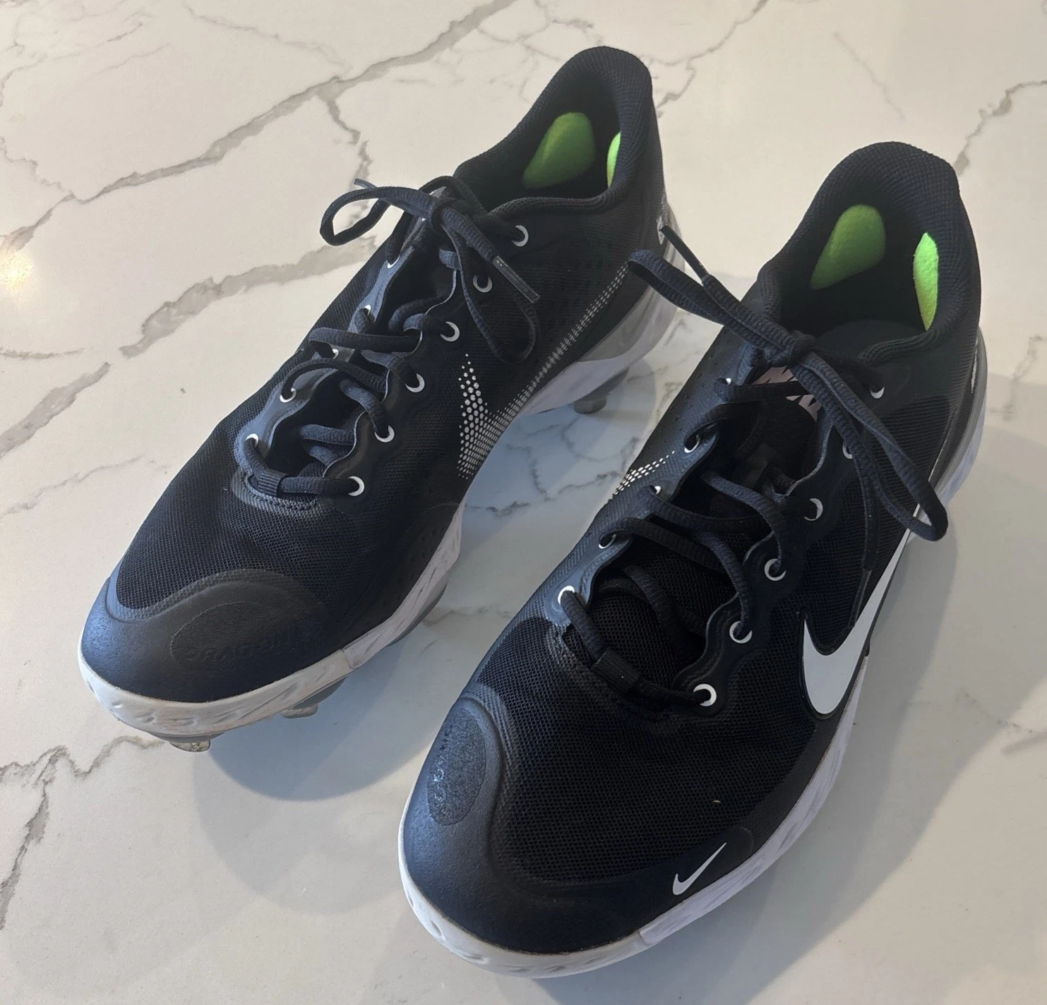 Nike Tacchetti Baseball Uomo Alpha Huarache 3 Nero 12 Lacci Bassi CK0746 001