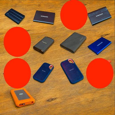 Large External SSD Bundle   Samsung / SanDisk / LaCie / Transcend   14TB Total