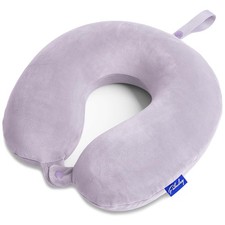 Travel Pillow Memory Foam for Airplanes - Neck Pillow for Traveling, Car, Hom...