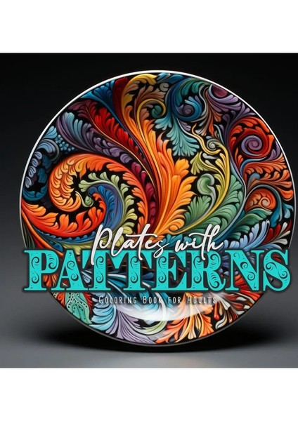 Plates With Patterns Coloring Book For Adults Monsoon Publishing Taschenbuch-image