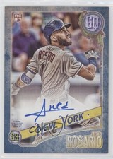 2018 Topps Gypsy Queen Auto Indigo 114/150 Amed Rosario #GQA-AR Auto fo7