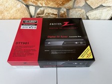 Zenith DIGITAL TV TUNER Converter Box DTT901 Remote with Batteries NEW
