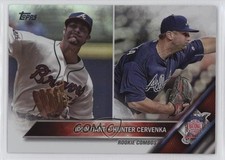 2016 Topps Update Rookie Combos Rainbow Foil Hunter Cervenka John Gant #US53 6z2
