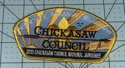 CHICKASAW COUNCIL 2013 NATIONAL BOY SCOUT JAMBOREE CSP JSP STRIP OA