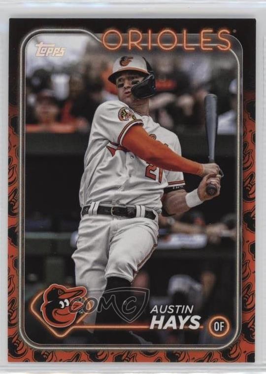 2024 Topps Series 1 Team Color Border Austin Hays #307 13d7