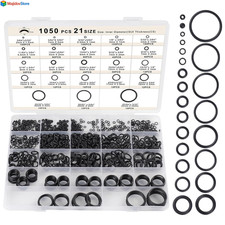 1050PCS O-Ring Assortment Kit  21 Metric Sizes for Car Repair, Faucet, Air, Gas