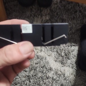 Black Finned Aluminum Heat Sink with Metal Spring Clips & 2 Thermal Pads
