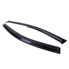 Front Rear Wind Deflectors Toyota Corolla 2014-2019 3D Wavy Rain Guards 4Pcs
