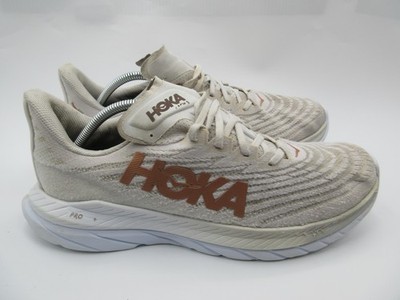 Hoka One One Mach 5 Running Shoes Mens Size 12.5 Beige Road 1127893 WCPP