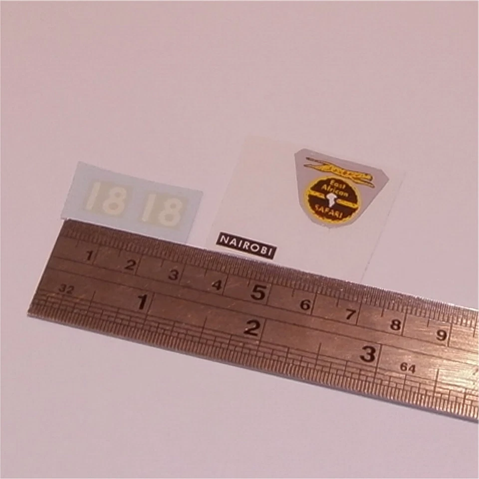 Corgi Toys 256 Volkswagen 1200 VW African Safari Sticker Set - Image 2 of 3