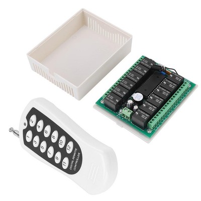DC 12V10A Relay Wireless RF Remote Control Switch Transmitter & Receiver