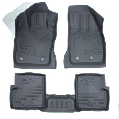 Floor Mats Cargo Liner For 2015-2024 Jeep Renegade TPE Rubber All Weather 3PCS 