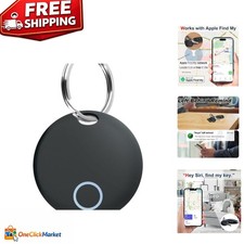 Black Key Finder  Item Locator with Replaceable Battery - Compatible with iOS