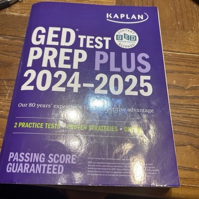 GED Test Prep Plus Kaplan 2024-25