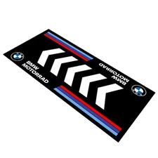 FOR BMW Motorrad M/S1000RR Sport Garage Motorcycle Pit Mat Carpet 220x100cm