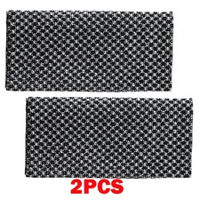 2x Black Grid Japanese Washcloth Bath Scrubber Towel Brush For Back Exfoliating