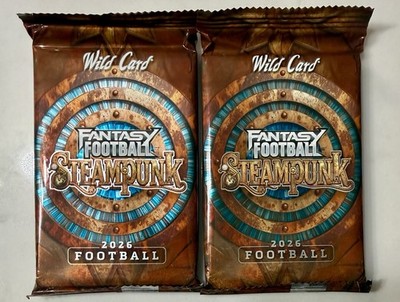 2026 Wildcard Steam Punk Football Pack (1) Card 1/1 and Auto Hunting