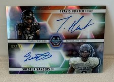 2023 BOWMAN UNIVERSITY BEST DUAL AUTO SHEDEUR SANDERS/TRAVIS HUNTER 2/25 Jsy #