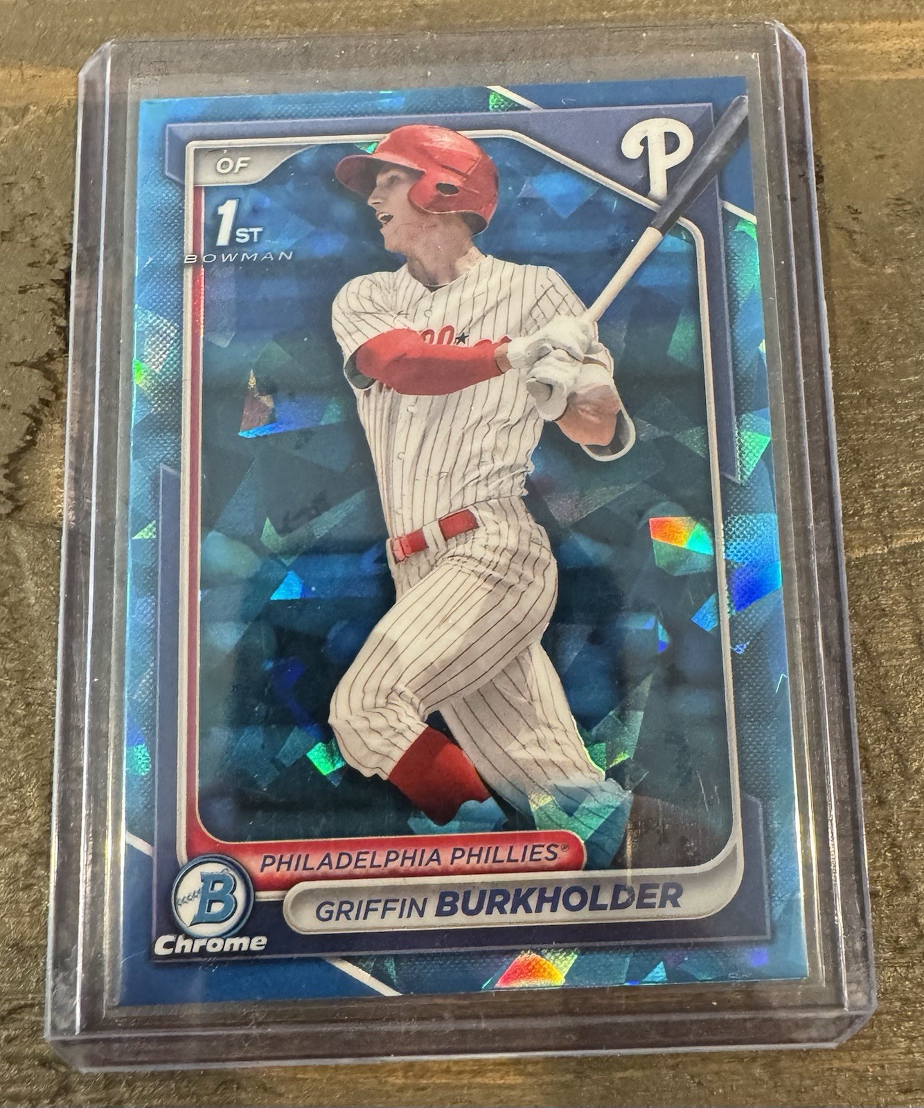 2024 Bowman Chrome Draft Sapphire Edition - Griffin Burkholder #BDC-60 (RC)