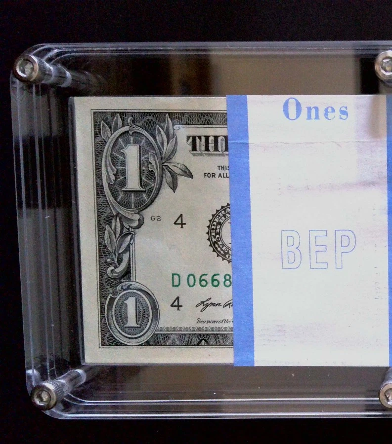 2021 Full Pack of 100 $1 Star Notes Sequential Cleavland Ohio D06688601* - Image 3 of 4