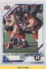 2019 Upper Deck CFL Blue Alex Mateas #124 READ 0s5