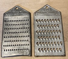 Pair of Vintage 3 In 1 Lightning Shredders Made in the USA Country Decor