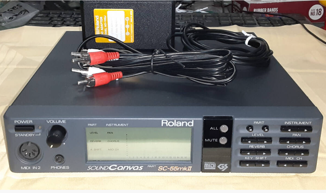 Roland Sound Canvas SC-55MK2 MIDI Sound Module Fully Working | eBay