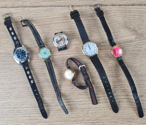 Timex Ladies Watches Job Lot x6 Mixed Assorted Vintage Untested