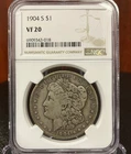1904 S Morgan Dollar, VF, Early Silver, $1