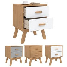 Nachttisch Massivholz Kiefer Schrank Nachtkommode Nachtkonsole Beistelltisch Neu